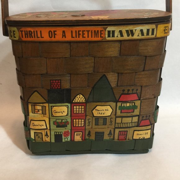 Handbags - Wooden Penny Purse 1959 (Penny1959) Vintage / One of a Kind